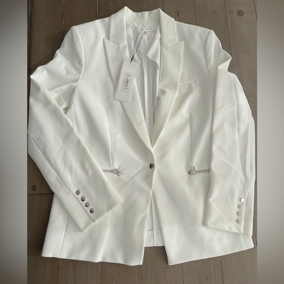 Veronica Beard classic white scuba Dickey jacket blazer NWT - Picture 8 of 13